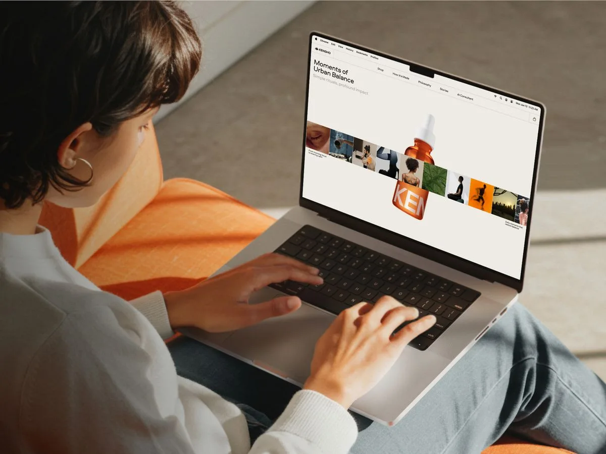 Website traffic and customer conversion analytics for a business